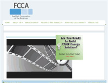 Tablet Screenshot of fuelcellca.com